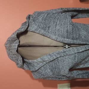 Essentials By Full Tilt Womens Hooded Cardigan Duster Size Large With Pockets